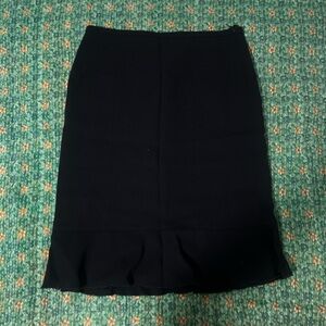 Elegant Black Pencil Skirt